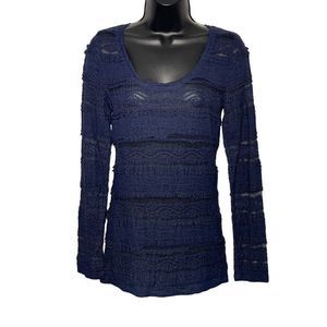 EXPRESS Lace Long Sleeve Top